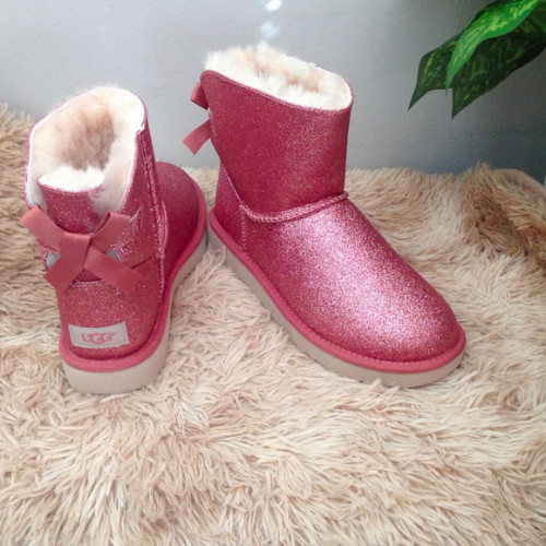 𝗨𝗚𝗚®Mini Bailey Bow Pink Sparkle Boots(BUY 2 GET 10$ OFF!!!)