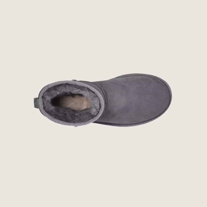 UGG® Classic Mini II Genuine Shearling Lined Boot-Grey  (BUY 2 GET 10$ OFF!!!)