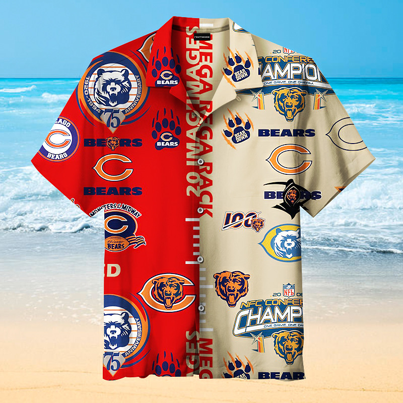 Chicago Bears CHampions Print Unisex Hawaiian Shirt