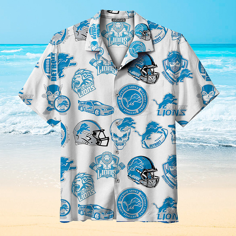 Amazing Detroit Lions Print Unisex Hawaiian Shirts
