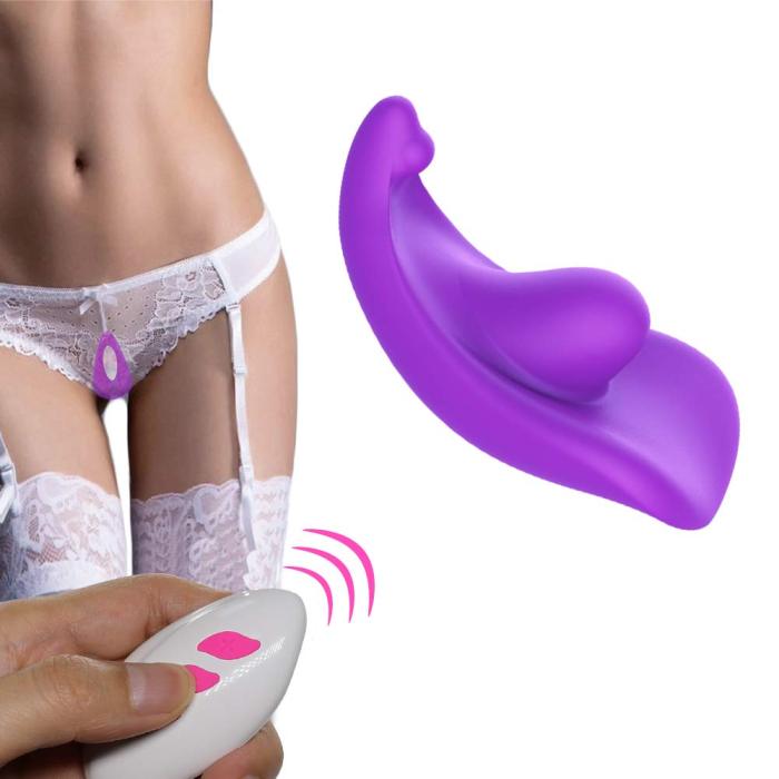 12 Vibrations Wireless Remote Vibratig Panties Clitoris Stimulator Women Wearable Sex Toys Rechargeable Butterfly Vibrator