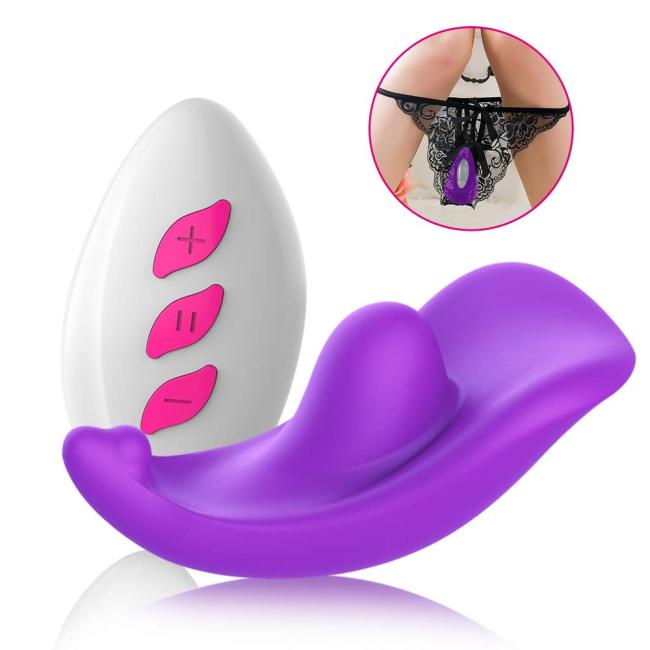 12 Vibrations Wireless Remote Vibratig Panties Clitoris Stimulator Women Wearable Sex Toys Rechargeable Butterfly Vibrator