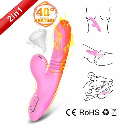 Clit Sucker Vibrator G Spot Dildo Thrusting Vibrator Clitoris Stimulator Magic Wand Nipple Sucking Vibrator For Women Adult Toy