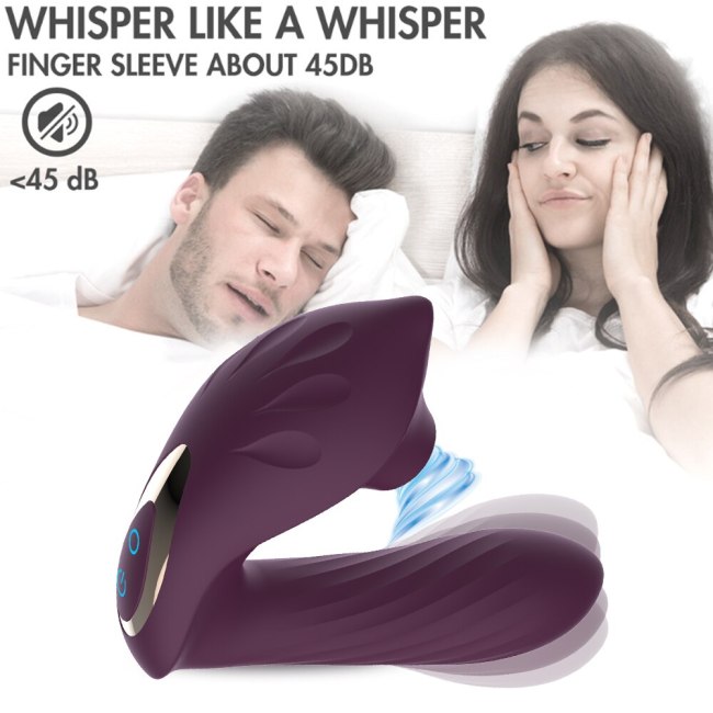 2 IN 1 Sucking Vibrator 10 Mode Vibrating Sucker  Vagina Clitoris Stimulator Wearable Oral Suction Erotic Sex Toys for Women
