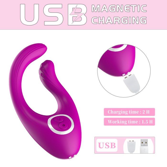 Clitoral Nipple Vagina Vibrator 3 in 1,12 Powerful Vibrations G Spot Clitoris Vibrator with 3 Motor for Women Clitoris Vagina