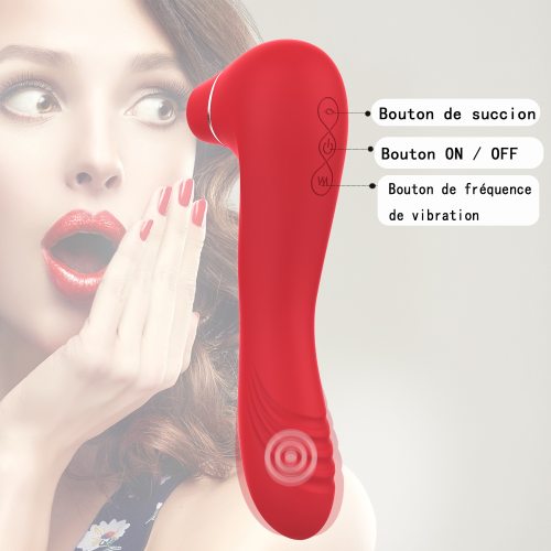 G-spot Sucker Vibrator Adult Female Sucking Clitoris Nipple Stimulator Vaginal Oral Sex Massage Female Masturbation Sex Toys