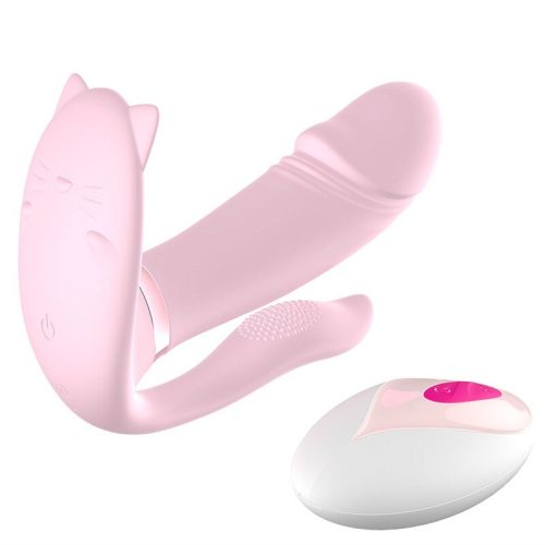 warming penis wearable heating butterfly vibrator remote control clitoris G-spot fun massager rechargeable vibration