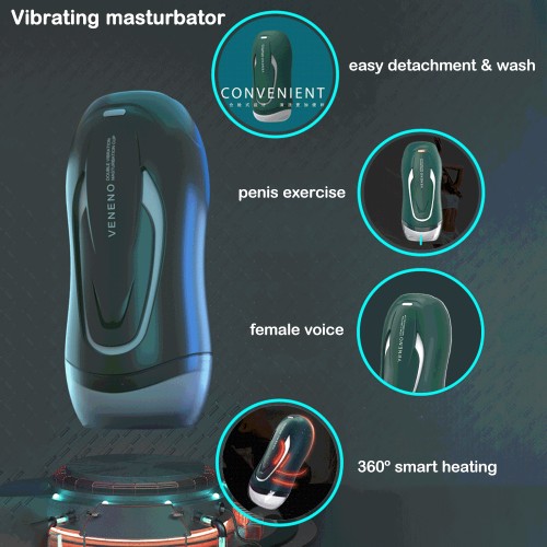 3D Silicone Vagina Male Double Motor Heating Masturbation Cup Real Pussy Adult Strong Suction Masturbator Sex Toys For Men