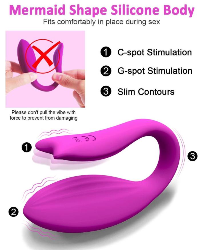 Couples Vibrator with Dual Motors 12 Powerful Vibrations for G Spot Clitoral Stimulation Personal Vibrator Clitoris Massager