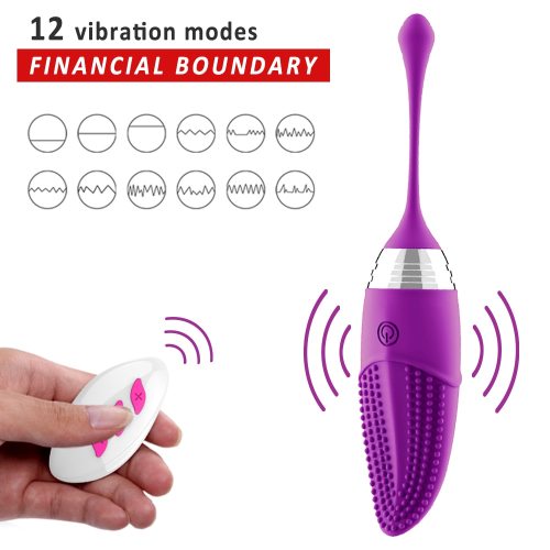 12 Vibration Modes Tongue Clit Vibrator Wireless Remote Control Love Egg Sex Toys For Women Vaginal Stimulator Rechargeable