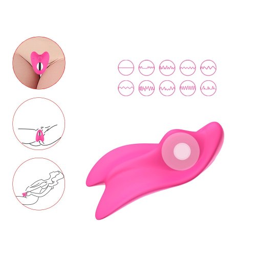 2 in 1 Remote Control Mini Wearable Clitoral Stimulation Vibrating Panties Bullet Vibrator Adult Sex Toys for Women and Couples