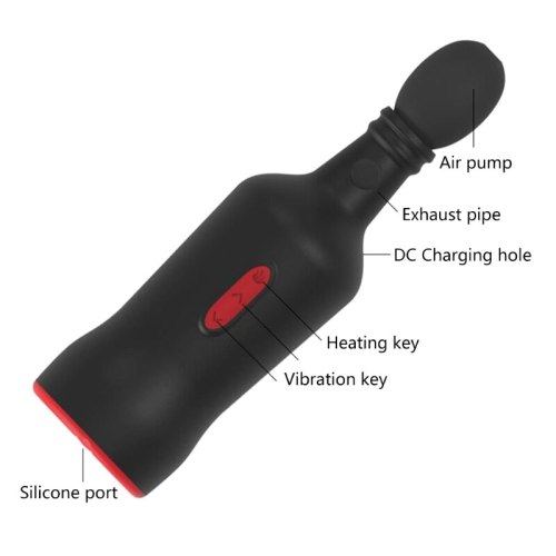 Sucking Male Masturbator 9 Frequency Vibrating Modes Electric Masturbating Cup Rechargeable Heating Sex Toys for Men