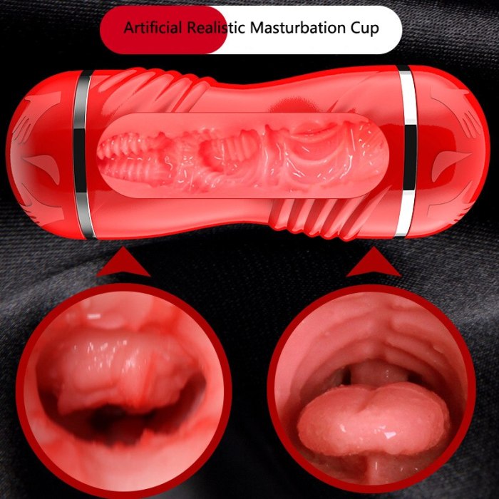 Silicone Sex Toys for Men Pocket Pussy Realistic Artificial Vagina Simulator Masturbation Cup Sucking Oral Sex Male Masturbator