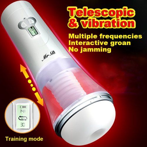 Men Automatic Masturbator Artificial Pussy Blowjob Simulator Male Vacuum Masturbation Cup Erotic Toy For Man