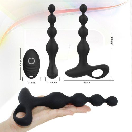 Silicone Vibrating Butt Plug Prostate Massager Multi-frequency Vibration Anal Plug Anal Dilatior Sex Toys For Couple Anal Beads
