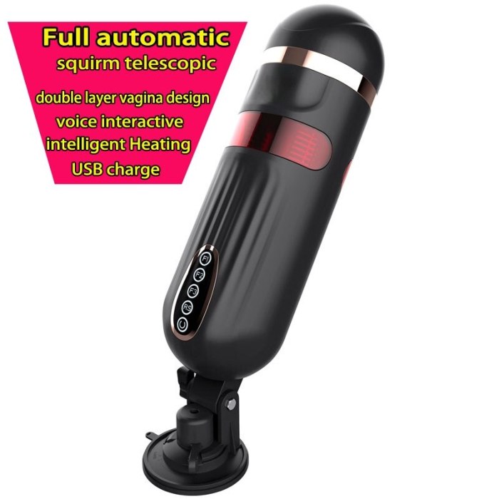 Automatic Male Masturbator Machine Heating Telescopic Vibrating Masturbation Artificial Pussy Real Vagina For Men Masturbate