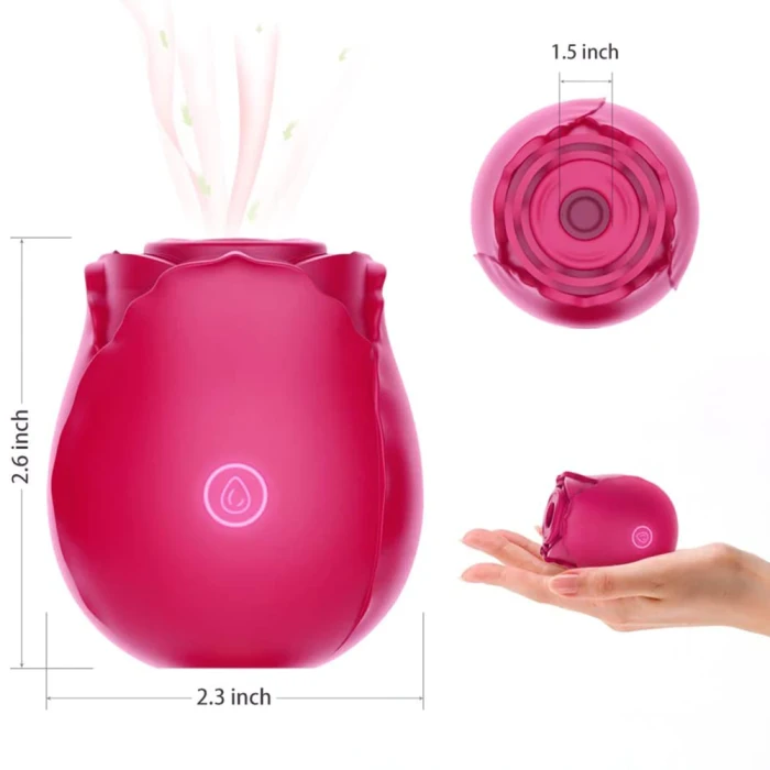 Rose Vibration - the Rose Vibrator with Sucking and Vibrating