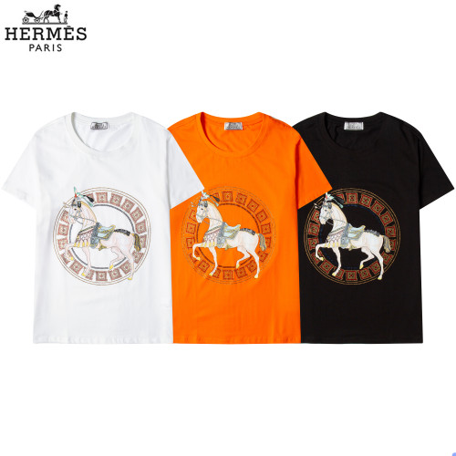 Hermes Luxury Brand Hot Sell Women And Men Summer T-Shirt Fashion New Tee