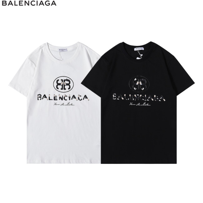 Balenciaga Luxury Brand Hot Sell Women And Men Summer T-Shirt Fashion New Tee