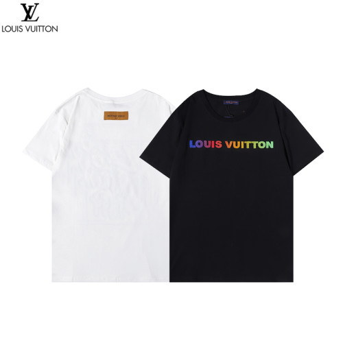 INS LV Luxury Brand Hot Sell Women And Men Summer T-Shirt Fashion New Tee