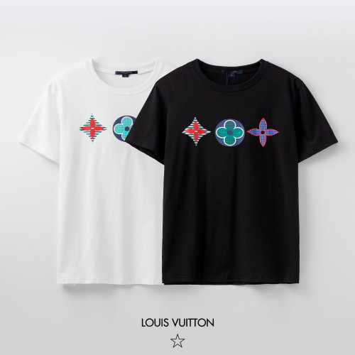 INS LV Luxury Brand Hot Sell Women And Men Summer T-Shirt Fashion New Tee