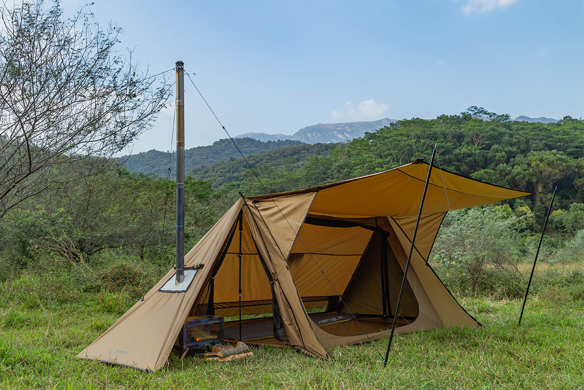 テントの中で薪ストーブが使える！煙突穴付きソロキャンプ用テント５選 