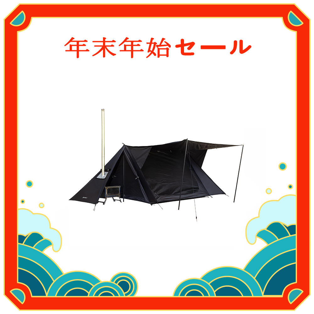セール中!!】STOVEHUT BLACK パップテント