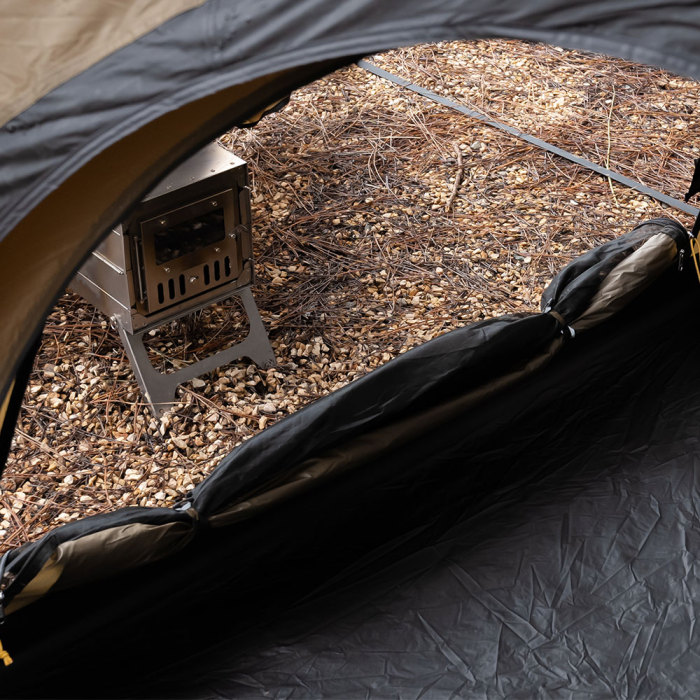 LEO 2 | 40D キャンプ用テント|煙突ガード付き自立式テント|1-2人用 POMOLY