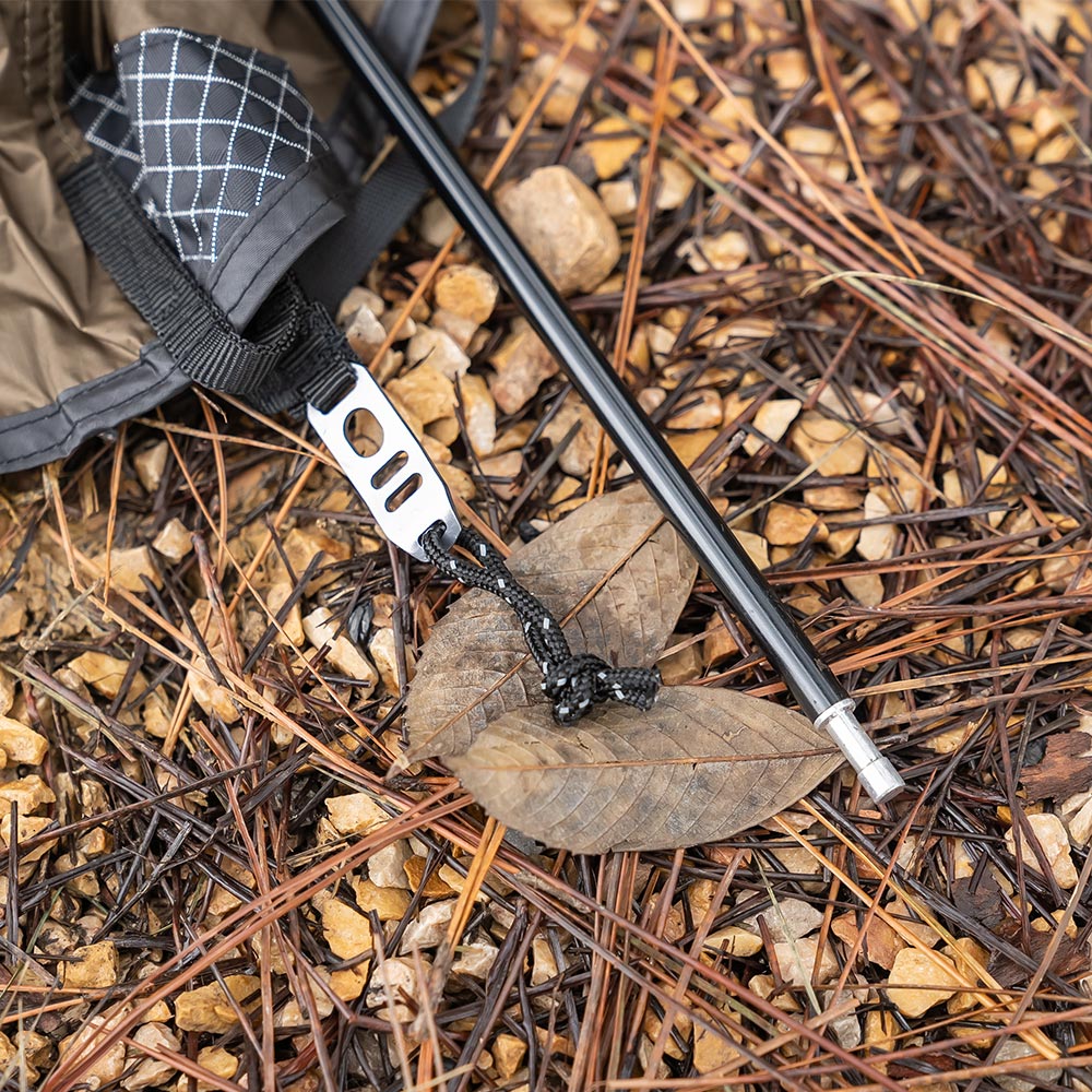 帯電防止処理加工 【未使用】POMOLY Locomotive 20 煙突穴付き テント