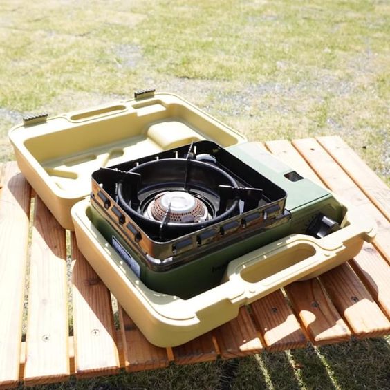 peak アウトドア折りたたみカセットコンロ 美品 Amazon | キャンプ用