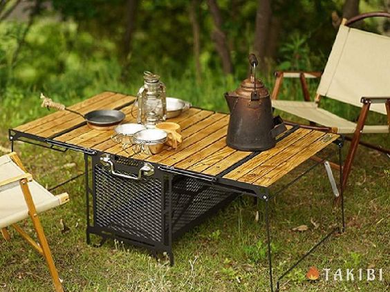 自作キャンプテーブル