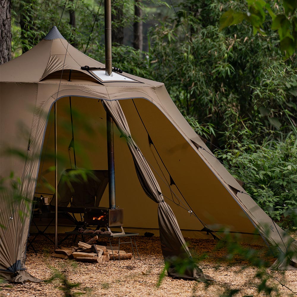 【Pre Order】Circle 6 | Outdoor Hot Tent | Bell-Shaped Camping Hot Tent  POMOLY New Arrival 2024