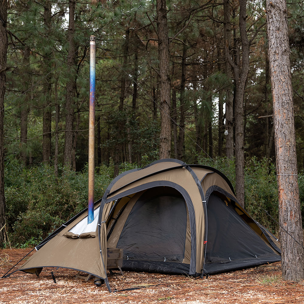LEO 2 テント |煙突穴付きキャンプ用テント | POMOLY 新作