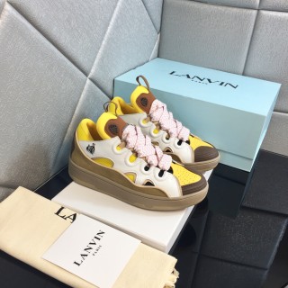 Lanvin Leather Curb Beige Yellow