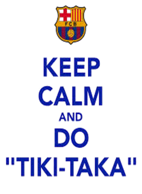 Keep Calm Tiki Taka Barcelona T Shirt