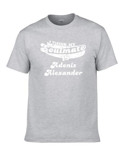 Adonis Alexander Virginia State Tech Football Worn Look T Shirt