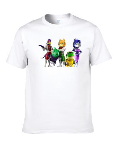 Star Fox Retro Video Game White T Shirt