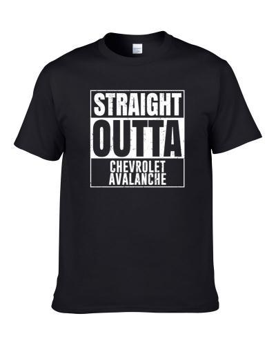 Straight Outta Chevrolet Avalanche Compton Parody Car Lover Fan Shirt For Men