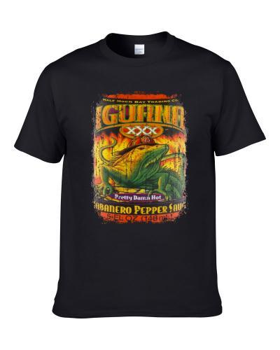 Iguana XXX Habanero Costa Rica Hot Sauce Lover Worn Look Cool T-Shirt