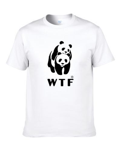 WTF Panda Funny Parody tshirt for men