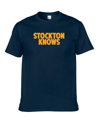 John Stockton Knows Utah Basketball Player Funny Sports Fan TEE