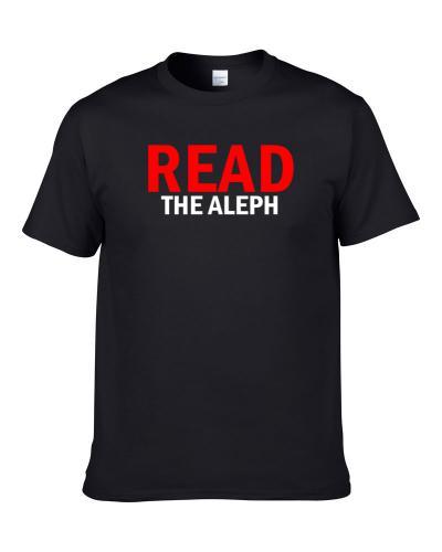 READ The Aleph Funny Bookworm Christmas Gift Men T Shirt