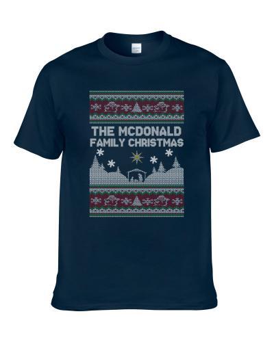 Mcdonald Family Ugly Christmas Sweater Shirt