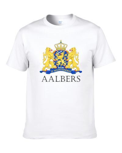 AALBERS Dutch Last Name Surname Holland Netherlands Coat Of Arms T Shirt