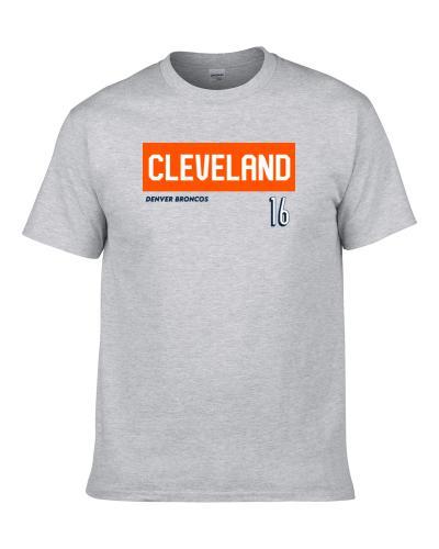 Tyrie Cleveland 16 Denver Football Favorite Player Fan S-3XL Shirt