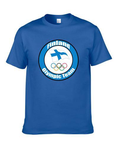 Finland Olympic Team Logo Summer Winter Olympics Sports Fan T Shirt
