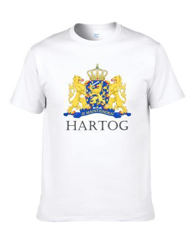 HARTOG Dutch Last Name Surname Holland Netherlands Coat Of Arms Shirt