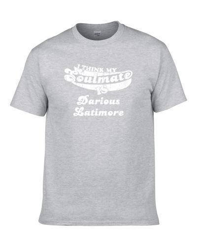 Soulmate Darious Latimore Virginia State Football Worn Look Men T Shirt