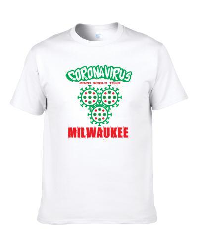 Coronavirus 2020 World Tour Milwaukee S-3XL Shirt