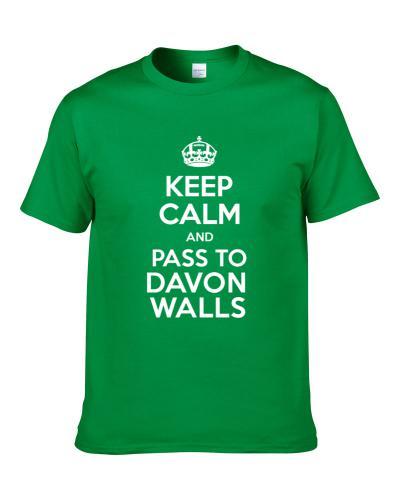 Keep Calm And Let Davon Walls Handle It New York NY Football Player Sports Fan T Shirt